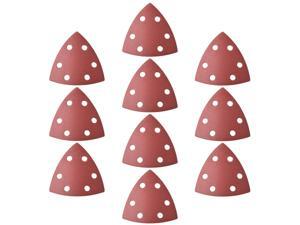 25pcs Triangle Detail Sander Sandpaper 6 Hole 80/180/400/800/2000 Grits 
