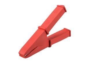 1 Pcs Pure Copper Alligator Clip Adapter 100A Test Clamp Full Shroud Red