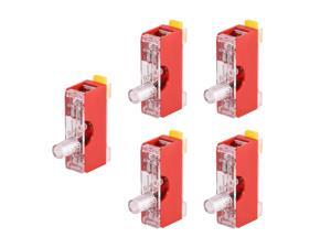 Fuse Holder FS-101 Single Pole with Indicator Light 6mm x 30mm Fuse Included 250V 10A Red 5Pcs Fuse Holder FS-101 Single Pole with Indicator Light 6mm x 30mm Fuse Included 250V 10A Red 5Pcs