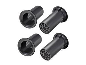 uxcell 81mm x 153mm Speaker Port Tube Subwoofer Bass Reflex Tube Bass Woofer Box 4pcs