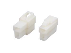 40 Sets 6.3mm 2 Pin Car Automotive Electrical Wire Connector Male Female Housing 40 Sets 6.3mm 2 Pin Car Automotive Electrical Wire Connector Male Female Housing