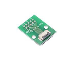 FFC FPC 10 Pin 0.5mm Pitch to DIP 1.0mm PCB Converter Board Couple Extend Adapter FFC FPC 10 Pin 0.5mm Pitch to DIP 1.0mm PCB Converter Board Couple Extend Adapter