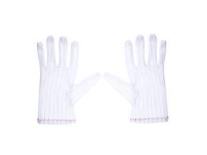 Anti Static Gloves Full Finger Labor Non-slip Glove for Electronics 230x100mm White 2 Pairs Anti Static Gloves Full Finger Labor Non-slip Glove for Electronics 230x100mm White 2 Pairs