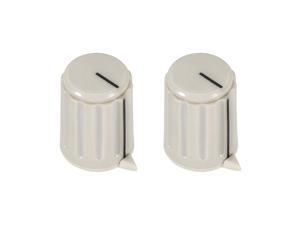 2pcs, 4mm Potentiometer Control Knobs For Electric Guitar Volume Tone Knobs Gray