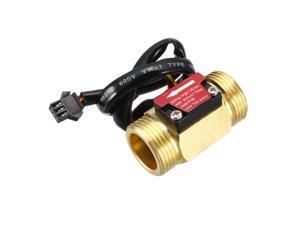 Digiten G3//4Female Thread Water Flow Hall Sensor Switch Flowmeter Counter 2-50L//min