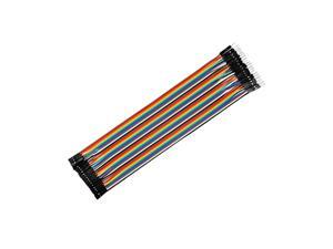 Male to Female 40P Jumper Wire 2.54mm Pitch Ribbon Cable Breadboard DIY 22.5cm Long Male to Female 40P Jumper Wire 2.54mm Pitch Ribbon Cable Breadboard DIY 22.5cm Long