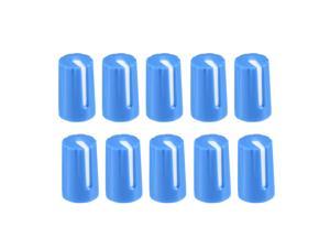 10pcs,Potentiometer Control Knobs For Electric Guitar Acrylic Volume Tone Knobs Blue White D type 6mm