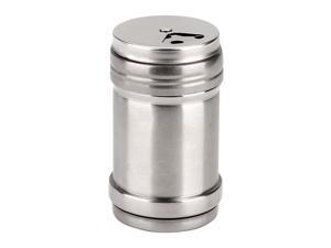 Seasoning Cans Stainless Steel Dredge Spice Salt Sugar Pepper Condiment Shaker with Rotating Cover for Cooking and Barbecue Seasoning Cans Stainless Steel Dredge Spice Salt Sugar Pepper Condiment Shaker with Rotating Cover for Cooking and Barbecue