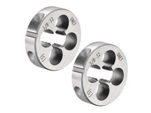2 Pcs 3/8"-32 UNEF Right Hand Round Die Machine Thread Die , Threading Die, Screw Die Tool, HSS (High Speed Steel) 2 Pcs 3/8"-32 UNEF Right Hand Round Die Machine Thread Die , Threading Die, Screw Die Tool, HSS (High Speed Steel)