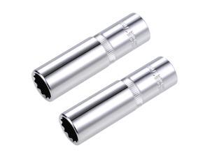 1/2-Inch Drive 17mm 12-Point Deep Socket Cr-V 2 Pcs 1/2-Inch Drive 17mm 12-Point Deep Socket Cr-V 2 Pcs