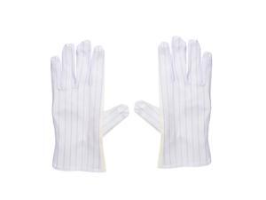 Anti Static Gloves Full Finger Labor Non-slip Glove for Electronics 230x90mm White 5 Pairs Anti Static Gloves Full Finger Labor Non-slip Glove for Electronics 230x90mm White 5 Pairs