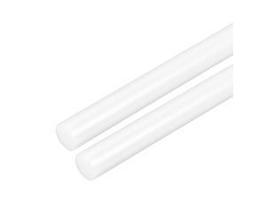 POM Round Rod,12mm Dia 50cm Length Yellow Engineering Plastic Round Bar