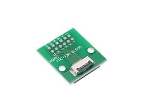 FFC FPC 12 Pin 0.5mm Pitch to DIP 1.0mm PCB Converter Board Couple Extend Adapter FFC FPC 12 Pin 0.5mm Pitch to DIP 1.0mm PCB Converter Board Couple Extend Adapter
