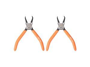 Internal Retaining Ring Pliers 90 Degree Bent Snap Ring Pliers Precision Circlip Pliers 5-Inch 2 Pcs Internal Retaining Ring Pliers 90 Degree Bent Snap Ring Pliers Precision Circlip Pliers 5-Inch 2 Pcs