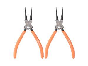 Internal Retaining Ring Pliers Straight Snap Ring Pliers Precision Circlip Pliers 6-Inch 2 Pcs Internal Retaining Ring Pliers Straight Snap Ring Pliers Precision Circlip Pliers 6-Inch 2 Pcs