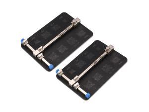 PCB Circuit Board Holder, Universal Holder for Adjustable Mobile Phone Repair and Soldering, w 8 Kinds of IC Grooves, Stainless Steel 2pcs PCB Circuit Board Holder, Universal Holder for Adjustable Mobile Phone Repair and Soldering, w 8 Kinds of IC Grooves, Stainless Steel 2pcs