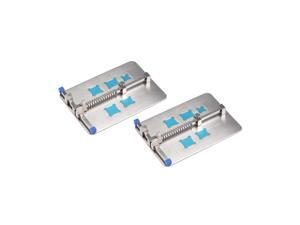 PCB Circuit Board Holder, Universal Holder for Adjustable Mobile Phone Repair and Soldering, w 5 Kinds of IC Grooves, Stainless Steel 2pcs PCB Circuit Board Holder, Universal Holder for Adjustable Mobile Phone Repair and Soldering, w 5 Kinds of IC Grooves, Stainless Steel 2pcs