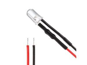 Prewired LED Light 5mm White Pre Wired Round Top Bulb Lamp DC 9-12V 20mA - 20PCS Prewired LED Light 5mm White Pre Wired Round Top Bulb Lamp DC 9-12V 20mA - 20PCS