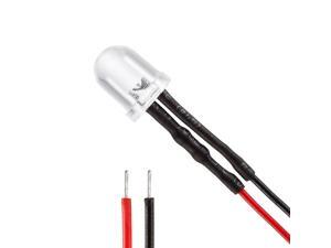 Prewired LED Light - DC 12V 20mA 8mm White Pre Wired Round Top Bulb Lamp 18PCS Prewired LED Light - DC 12V 20mA 8mm White Pre Wired Round Top Bulb Lamp 18PCS