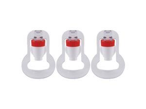 Red Water Cooler Faucet Plastic Water Dispenser Clean Spigot Fits Adaptor Hot Cold Water Faucet Tap Replacements 3pcs Red Water Cooler Faucet Plastic Water Dispenser Clean Spigot Fits Adaptor Hot Cold Water Faucet Tap Replacements 3pcs