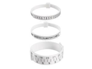 Ring Bracelet Sizer Finger Wrist Gauge Set Jewelry Measuring Tool PU Adjustable for Men Women Ring Bracelet Sizer Finger Wrist Gauge Set Jewelry Measuring Tool PU Adjustable for Men Women