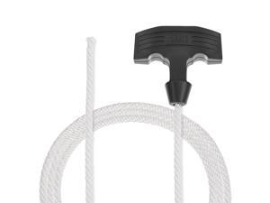 Recoil Starter Rope with Rubber Handle 4mm Dia 1.15m 3.77ft Polyester Pull Cord for 168F 170F Lawn Mower Trimmer Engine Part Recoil Starter Rope with Rubber Handle 4mm Dia 1.15m 3.77ft Polyester Pull Cord for 168F 170F Lawn Mower Trimmer Engine Part