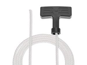 Recoil Starter Rope with Handle 5mm Dia 1.3 Meter 4.26ft Polyester Pull Cord for 173F 188F 190F Lawn Mower Trimmer Engine Part 5pcs Recoil Starter Rope with Handle 5mm Dia 1.3 Meter 4.26ft Polyester Pull Cord for 173F 188F 190F Lawn Mower Trimmer Engine Part 5pcs