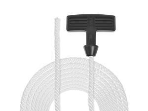 Recoil Starter Rope with Handle 6mm Dia 1.55m 5ft Nylon Pull Cord for 178F 186F Lawn Mower Trimmer Chainsaw Engine Part 5pcs Recoil Starter Rope with Handle 6mm Dia 1.55m 5ft Nylon Pull Cord for 178F 186F Lawn Mower Trimmer Chainsaw Engine Part 5pcs