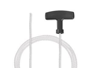 Recoil Starter Rope with Handle 0.95 Meter 3ft 3mm Diameter Polyester Pull Cord for 152F 154F Lawn Mower Trimmer Chainsaw Engine Parts Recoil Starter Rope with Handle 0.95 Meter 3ft 3mm Diameter Polyester Pull Cord for 152F 154F Lawn Mower Trimmer Chainsaw Engine Parts