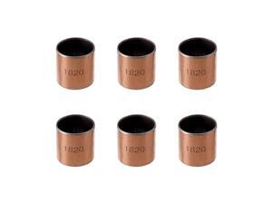 Sleeve (Plain) Bearings, 18mm Bore x 20mm OD x 20mm Length Wrapped Oilless Bushings 6Pcs Sleeve (Plain) Bearings, 18mm Bore x 20mm OD x 20mm Length Wrapped Oilless Bushings 6Pcs