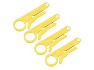 Mini Wire Stripper Punch Down Cutter for Network Wire Cable, RJ45 Cat5 Data Cable, Telephone Cable and Computer UTP Cable 4pcs Mini Wire Stripper Punch Down Cutter for Network Wire Cable, RJ45 Cat5 Data Cable, Telephone Cable and Computer UTP Cable 4pcs