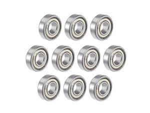 uxcell 20pcs 606-RS 17mmx6mmx6mm Double Sealed Miniature Deep Groove Ball Bearing 