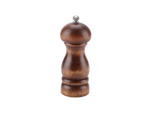 5.5 Inch Salt and Pepper Grinder Wooden Pepper Mills Shakers with Adjustable Coarseness for Seasoning Meal Prep Cooking Dining