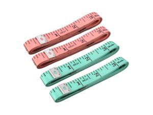 Cloth Tape Measure for Body 150cm 60 Inch Metric Soft Dual Sided Measuring Tool for Tailor Sewing 4pcs