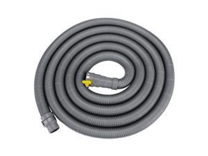16.4 Feet Washing Machine Drain Extension Hose EVA with Clamp Portable Wash Machine Dishwasher Drain Hose Replacement 16.4 Feet Washing Machine Drain Extension Hose EVA with Clamp Portable Wash Machine Dishwasher Drain Hose Replacement