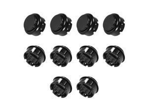 30mm Mounting Hole Momentary Game Push Button Switch for Arcade Video Games Black 10pcs 30mm Mounting Hole Momentary Game Push Button Switch for Arcade Video Games Black 10pcs