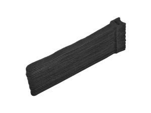 Reusable Cable Ties,8 Inch Hook and Loop Cord Wraps,Black Adjustable Strap 50pcs Reusable Cable Ties,8 Inch Hook and Loop Cord Wraps,Black Adjustable Strap 50pcs