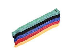 Reusable Cable Ties,8 Inch Hook and Loop Cord Wrap,5 Color Cable Organizer 50pcs Reusable Cable Ties,8 Inch Hook and Loop Cord Wrap,5 Color Cable Organizer 50pcs