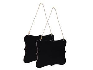 2pcs Mini Chalkboards Signs with Hanging Rope Wood Irregular Design Chalkboard Tag Board Signs Table Number Reminder Price Tag 2pcs Mini Chalkboards Signs with Hanging Rope Wood Irregular Design Chalkboard Tag Board Signs Table Number Reminder Price Tag