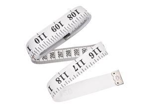 Cloth Tape Measure for Body 300cm 120 Inch Metric Inch Measuring Tape Soft Dual Sided for Tailor Sewing White