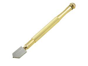 Gold Tone Metal Nonslip Grip Wheel Blade Glass Cutter 2mm-10mm Gold Tone Metal Nonslip Grip Wheel Blade Glass Cutter 2mm-10mm