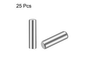 25Pcs 4mm x 15mm Dowel Pin 304 Stainless Steel Shelf Support Pin Fasten 