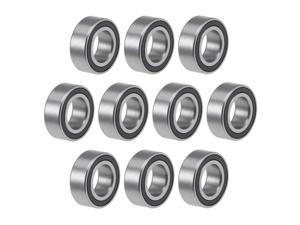 10PCS 605-2RS Deep Groove Ball Bearings Bore Double Sealed Chrome Steel Z2 