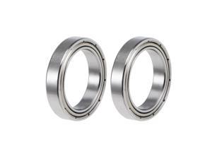 6 pcs 62202-2RS Deep Groove Ball Bearings high-Limit Speed 15mm x 35mm x 14mm Double Sealed Chrome Steel Z2 ABEC1 