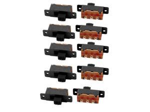 10Pcs 2 Position 3P SPDT Micro Laboratory Slide Switch Latching Toggle Switch