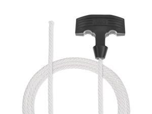 Recoil Starter Rope with Rubber Handle 4mm Dia 1.15m 3.77ft Polyester Pull Cord for 168F 170F Lawn Mower Trimmer Engine Part 5pcs Recoil Starter Rope with Rubber Handle 4mm Dia 1.15m 3.77ft Polyester Pull Cord for 168F 170F Lawn Mower Trimmer Engine Part 5pcs