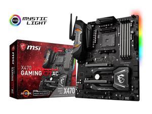 MSI Enthusiast GAMING AMD X470 Ryzen 2 AM4 DDR4 Onboard Graphics SLI ATX Motherboard (X470 GAMING M7 AC)