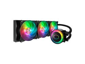 Cooler Master MasterLiquid ML360R Addressable RGB AIO CPU Liquid Cooler 36 Independently-Controlled LED Sleeved FEP Tube