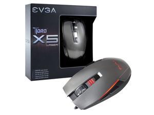 EVGA 901-X1-1051-KR TORQ X5L Mouse - Laser Black Charcoal Silver EVGA 901-X1-1051-KR TORQ X5L Mouse - Laser Black Charcoal Silver