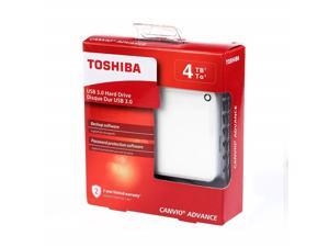 Toshiba Canvio Advance Hdtc940xw3ca 4 Tb Portable Hard Drive - 2.5" External - White Toshiba Canvio Advance Hdtc940xw3ca 4 Tb Portable Hard Drive - 2.5" External - White